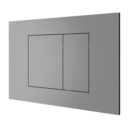 Almar WC plate Смывная клавиша универсальная, для GEBERIT SIGMA8 / UP720 или SIGMA12 / UP320 или TECE BOX-8, цвет: нержавеющая сталь брашированная
