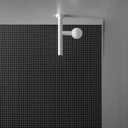 Antonio Lupi Apollo Верхний душ, с LED подсветкой, потолочный монтаж, цвет: белый матовый