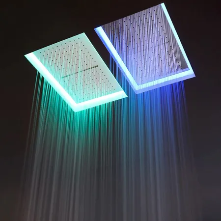 Antonio Lupi Meteo Встраиваемый верхний душ, с LED подсветкой, цвет: белый