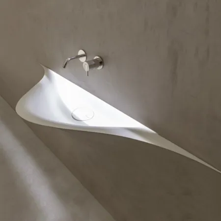 Antonio Lupi Silenzio Раковина, без отв, с Led подсветкой, цвет: белый