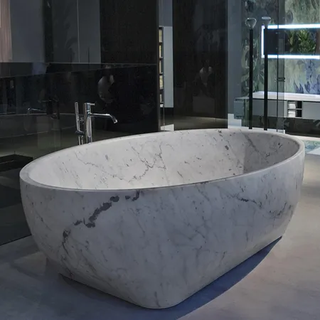 Antonio Lupi Solidea Ванна отдельностоящая, из натурального камня, цвет: Pietra Stone Grey