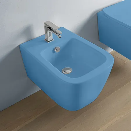 Artceram A16 Биде подвесное, 1 отв, цвет: blu avio