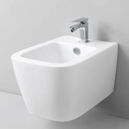 Artceram A16 Биде подвесное, с 1 отв под смеситель, с креплениями, цвет: белый