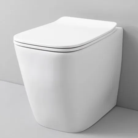 Artceram A16 Унитаз безободковый, напольный приставной слив универсальный, с креплениями, цвет: белый