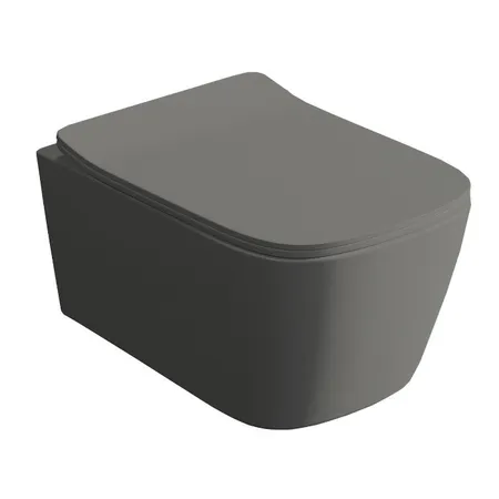 Artceram A16 Унитаз подвесной, безободковый, saniglaze, the.reel, цвет: grigio olivia