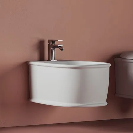 Artceram Atelier Биде подвесное, с 1 отв под смеситель, цвет: белый матовый
