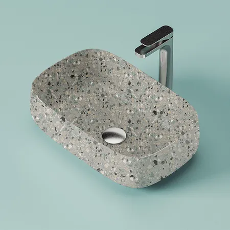 Artceram Cognac Раковина, без отв, накладная, цвет: dark terrazzo