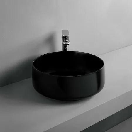 ArtCeram Cognac Раковина, без отв, без слив-перелива, цвет: черный матовый