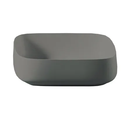Artceram Cognac Раковина накладная Quadro, Saniglaze, цвет: grigio oliva