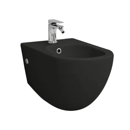 Artceram FILE 2.0 Биде подвесное, с креплениями, с 1 отв под смеситель, цвет: черный