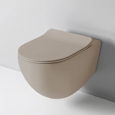 Artceram File 2.0 Унитаз подвесной, безободковый, турбо смыв the.reel, saniglaze, цвет: matera