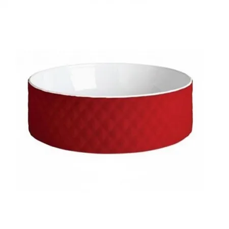 Artceram Rombo Раковина накладная, без отв под смеситель, без перелива, цвет: bianco/rosso
