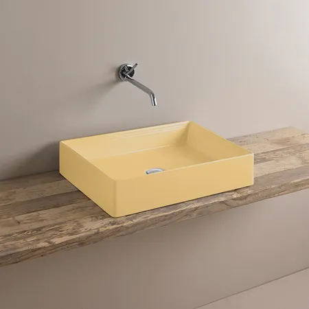 Artceram SCALINO Раковина, без отв, цвет: giallo zinco
