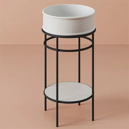 Artceram VOGUE Металическая структура с раковиной Atelier без отв. под смеситель, напольная, цвет: черный матовый/белый матовый
