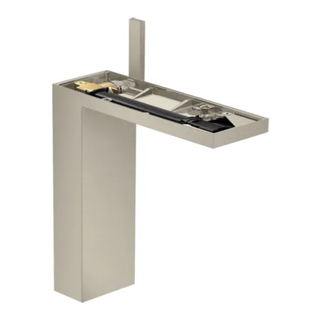 Axor MyEdition Смеситель для раковины 230, на 1 отв, без панели, цвет: шлифованный никель