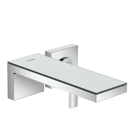 Axor MyEdition Смеситель для раковины, настенный, на 2 отв, излив, внешняя часть, цвет: хром/зеркальное стекло