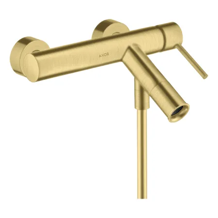 Axor Starck Смеситель для ванны, настенный, цвет: шлифованная медь