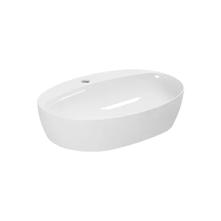 Azzurra Elegance Circle Раковина накладная, 1 отв, без перелива, цвет: Bianco lucido