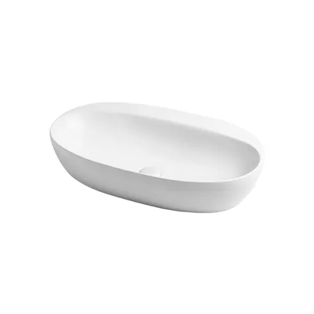 Azzurra Elegance Circle Раковина накладная, без отв, без перелива, цвет: Bianco lucido