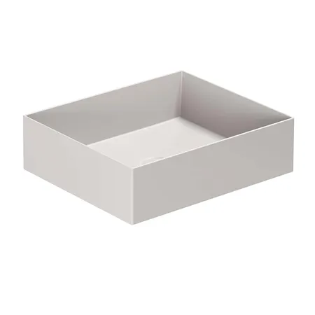Azzurra Elegance Squared Раковина накладная, без отв, без перелива, цвет: Cenere