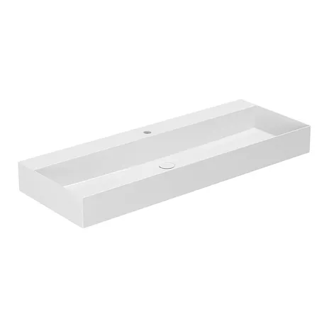 Azzurra Elegance Squared Раковина подвесная/накладная, 1 отв, цвет: Bianco lucido