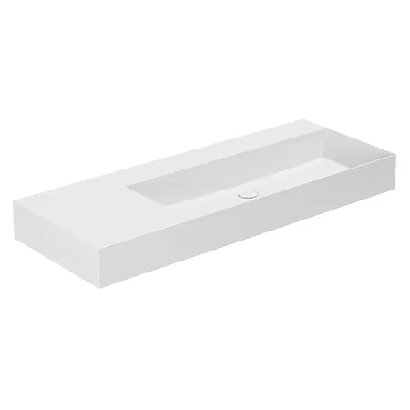 Azzurra Elegance Squared Раковина подвесная/накладная, левая, без отв, цвет: Bianco lucido