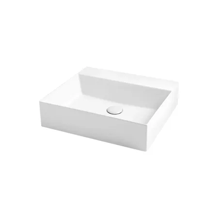 Azzurra Elegance Squared Раковина подвесная/накладная, без отв, цвет: Bianco lucido