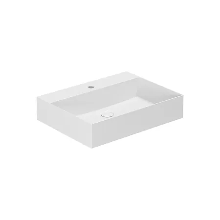 Azzurra Elegance Squared Раковина подвесная/накладная, 1 отв, цвет: Bianco lucido