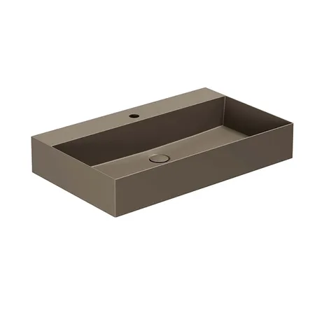 Azzurra Elegance Squared Раковина подвесная/накладная, 1 отв, цвет: Cacao
