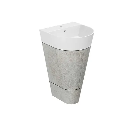Azzurra Forma Тумба напольная, с 2 дверцами, с раковиной, цвет: Cement