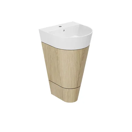 Azzurra Forma Тумба напольная, с 2 дверцами, с раковиной, цвет: Olmo naturale