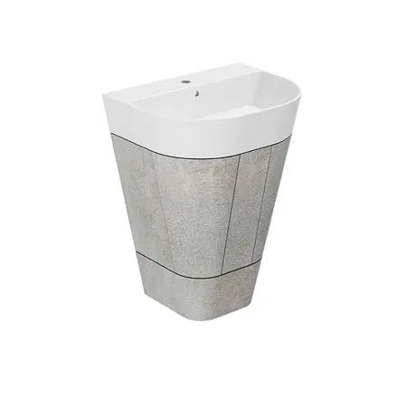 Azzurra Forma Тумба напольная, с 2 дверцами, с раковиной, цвет: Cement