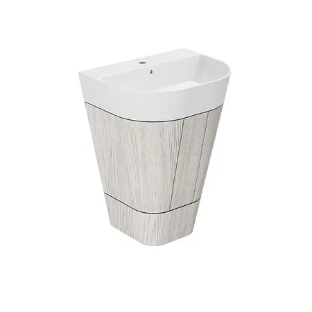 Azzurra Forma Тумба напольная, с 2 дверцами, с раковиной, цвет: Olmo bianco