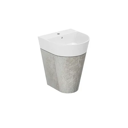 Azzurra Forma Тумба подвесная, с 2 дверцами, с раковиной, цвет: Cement