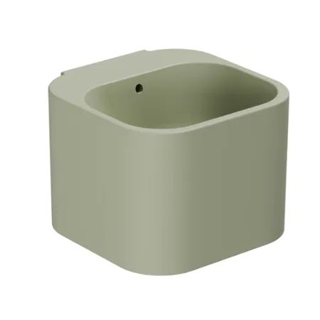 Azzurra Tandem Раковина подвесная, без отв, с переливом, цвет: Nature green