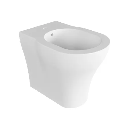 Azzurra XL Биде напольное, 1 отв. под смеситель, с креплением, цвет: Bianco lucido