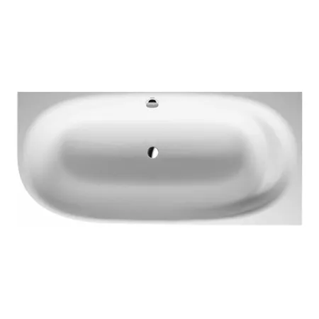 Duravit Cape Cod Ванна угол справа с бесшовной панелью и ножками, с одним наклоном для спины, цвет: белый