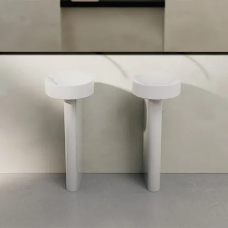 BETTE Suno Pedestal Раковина напольная, без отв, цвет: белый
