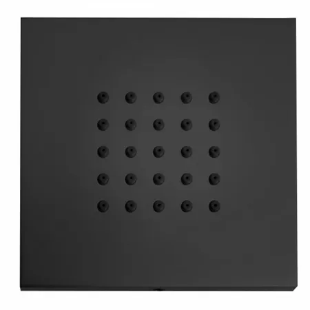 Bossini Cubic Flat Настенная форсунка, цвет: черный матовый