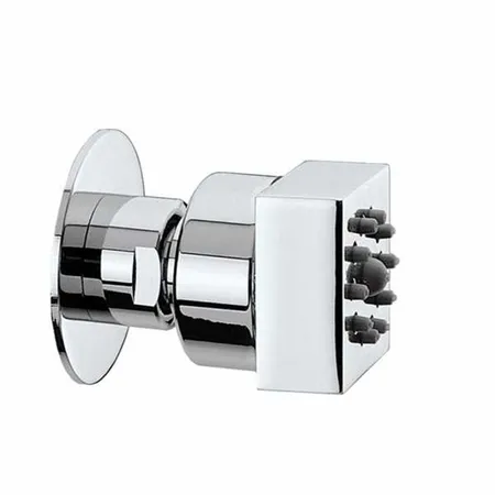 Bossini Cubic Форсунка поворотная, квадратная, цвет хром
