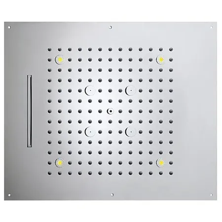 BOSSINI DREAM/3 Верхний душ, 3 режима (дождь, каскад, туман), с 4 LED RGB, блок питания/управления, Cromoterapia, цвет: хром