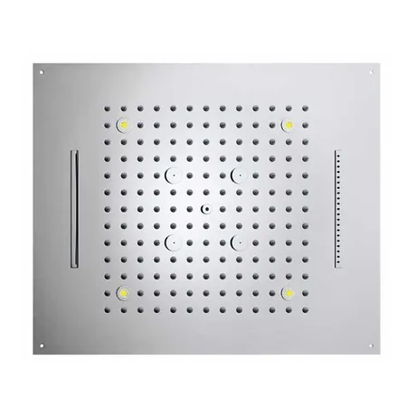 BOSSINI DREAM/4 Верхний душ, с 4 LED RGB, 4 режима (дождь, каскад, водопад, туман), блок питания/управления, Cromoterapia, цвет: хром