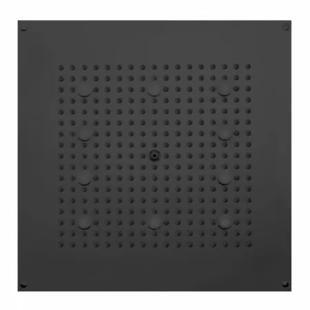 BOSSINI DREAM-CUBE Верхний душ, с 10 LED (белый), блок питания/управления, цвет: черный матовый