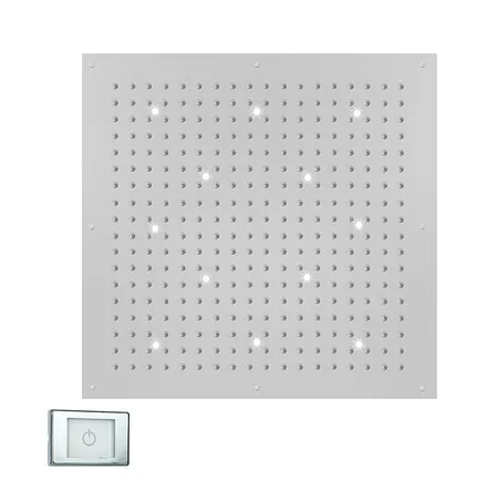 BOSSINI DREAM-XL CUBE Верхний душ, с 12 LED (белый), блок питания/управления, цвет: хром
