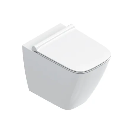 Catalano Green Унитаз напольный, безободковый, смыв Tornado, покрытие Cataglaze+, цвет: белый глянцевый