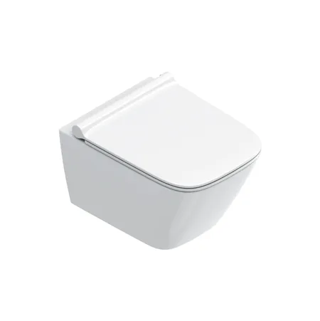 Catalano Green Унитаз подвесной, безободковый, смыв Tornado, покрытие Cataglaze+, цвет: белый глянцевый