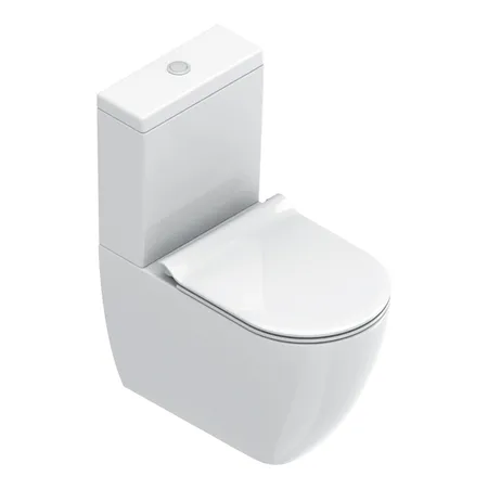 Catalano Sfera Унитаз моноблок, безободковый, покрытие Cataglaze, цвет: белый глянцевый