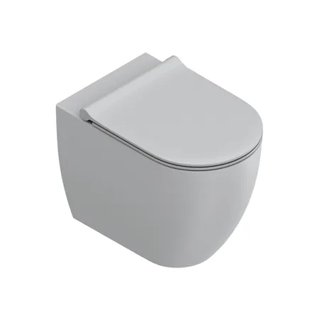 Catalano Sfera Унитаз напольный, безободковый, смыв Tornado, покрытие Twinglaze+, цвет: Cemento Satinato