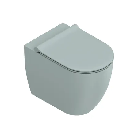Catalano Sfera Унитаз напольный, безободковый, смыв Tornado, покрытие Twinglaze+, цвет: Aqua Satinato