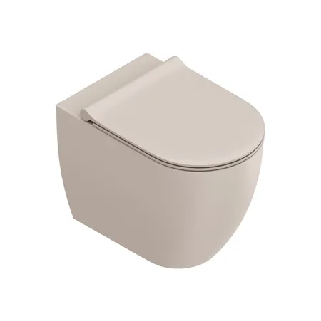 Catalano Sfera Унитаз напольный, безободковый, смыв Tornado, покрытие Twinglaze+, цвет: Seta Satinato